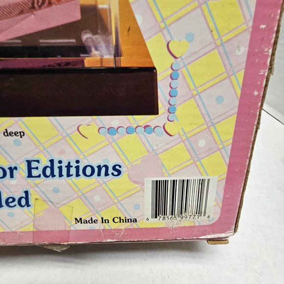 New Vintage 1997 90's Barbie Collector Edition Doll Showcase 15 X 4 X 11.5" - Picture 11 of 12